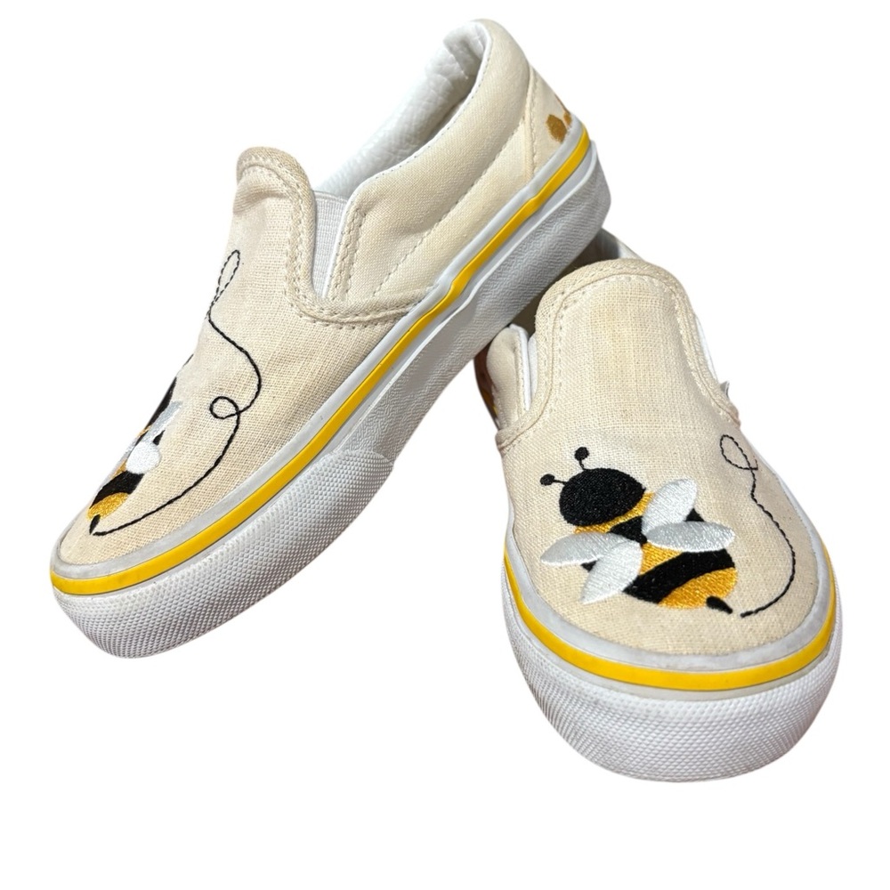 Vans Honey Bee Slip On Skateboard Shoes Size 11